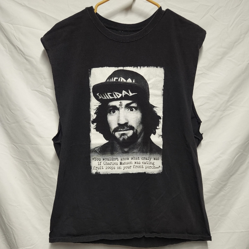 Suicidal Tendencies Charles Manson cutoff shirt